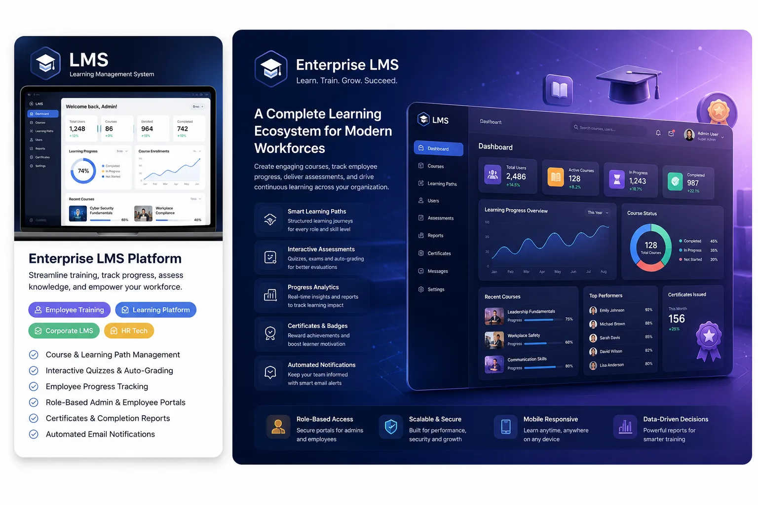 Enterprise Learning Management System (LMS)